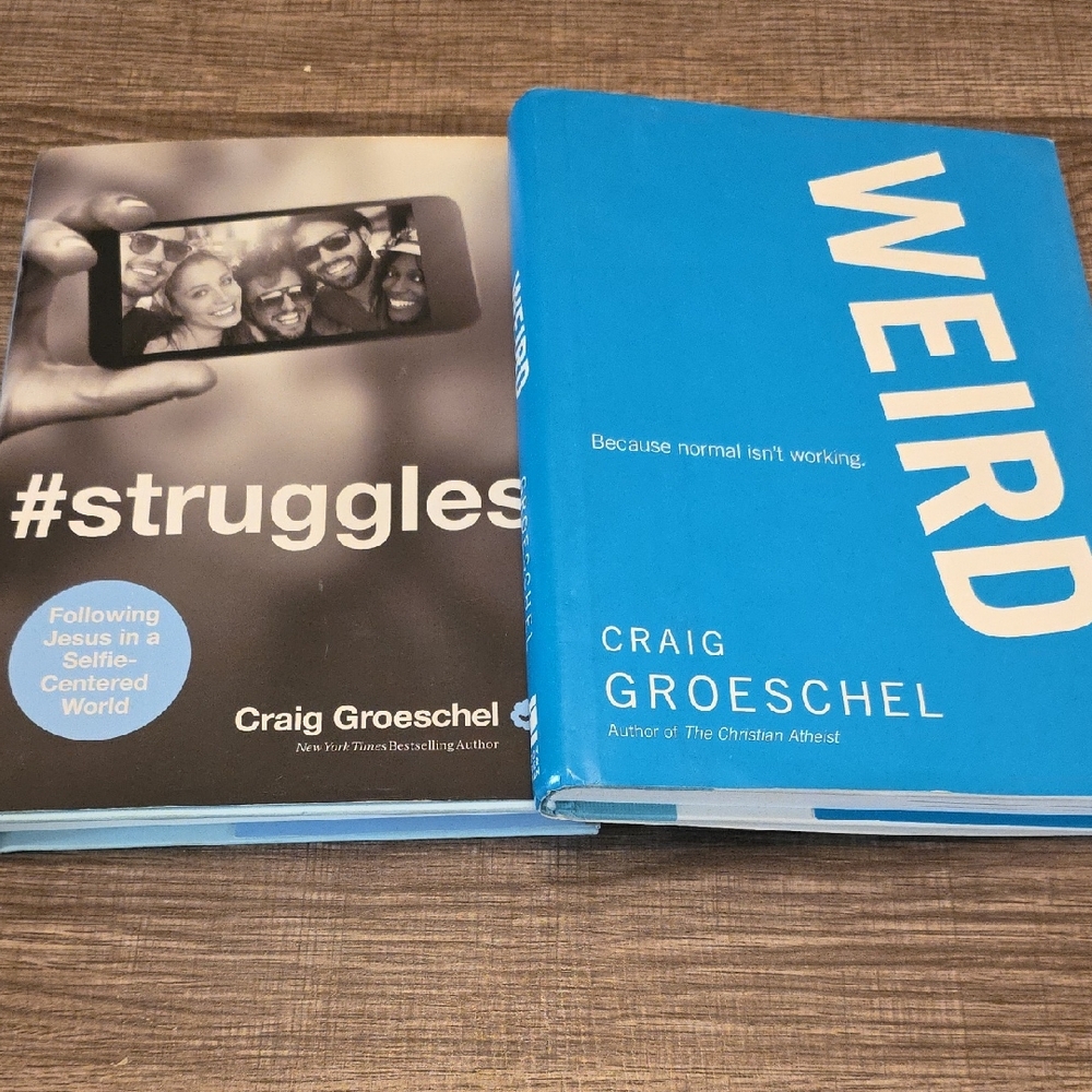 Craig Groeschel Book Set - #struggles & Weird
